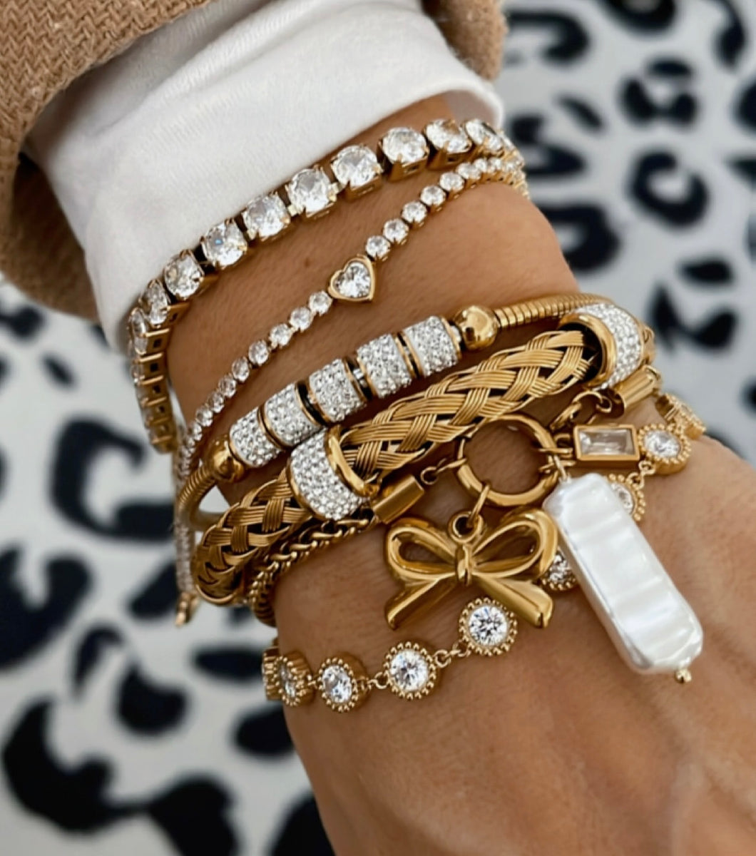 Textured Accent Bangle