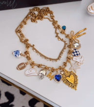 Load image into Gallery viewer, Cheerleader Dallas Charm Necklace
