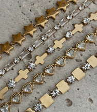 Load image into Gallery viewer, New Gold Diamond Tennis Bracelets
