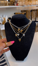Load image into Gallery viewer, Two Toned Heart Necklace
