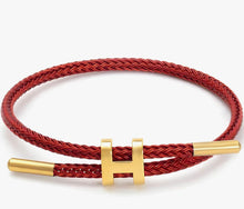 Load image into Gallery viewer, Red H Bracelet
