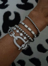 Load image into Gallery viewer, Diamond Lock Bracelet
