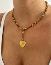 Load image into Gallery viewer, Textured Heart Necklace
