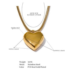 Load image into Gallery viewer, Oversized Heart Necklace
