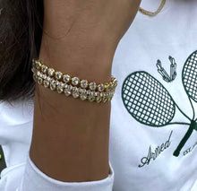 Load image into Gallery viewer, New Gold Diamond Tennis Bracelets
