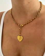 Load image into Gallery viewer, Textured Heart Necklace
