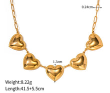 Load image into Gallery viewer, Hearts Necklace
