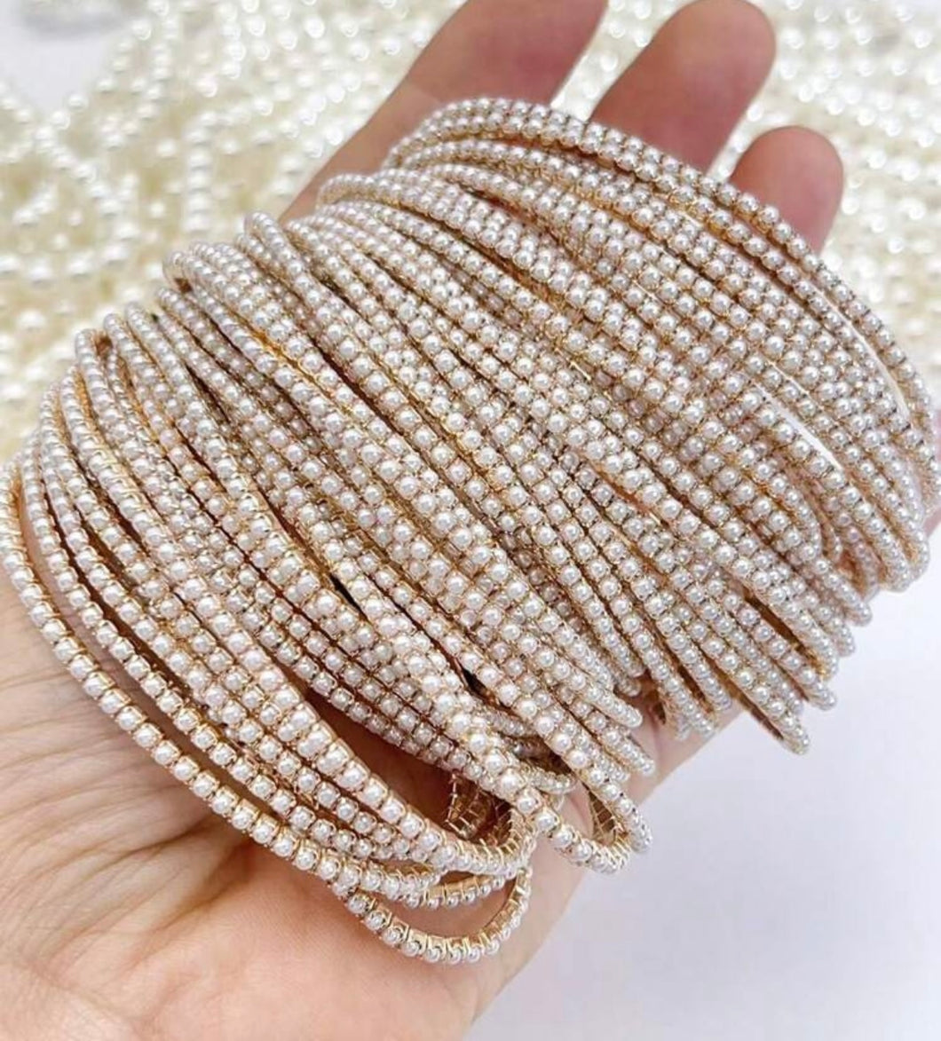 Dainty Pearl Stacking Bracelet