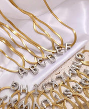 Load image into Gallery viewer, Initial Two Toned Necklace
