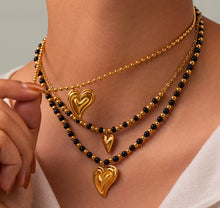 Load image into Gallery viewer, Gold Heart Necklaces
