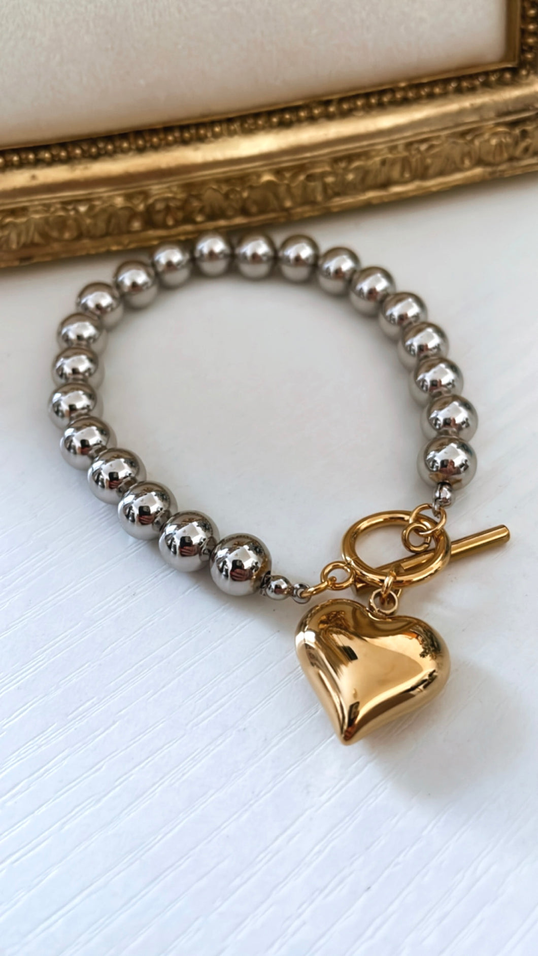 Oversized Heart Bracelet