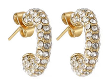 Load image into Gallery viewer, Mini Diamond Hoops
