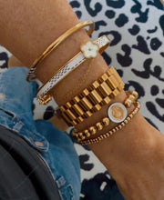 Load image into Gallery viewer, White Leather Bracelet
