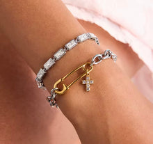 Load image into Gallery viewer, Safety Pin Bracelet

