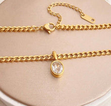 Load image into Gallery viewer, Classic Diamond Pendant Necklace
