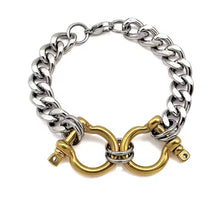 Load image into Gallery viewer, Double Horseshoe Necklace/Bracelet
