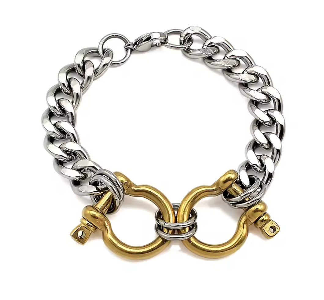 Double Horseshoe Bracelet