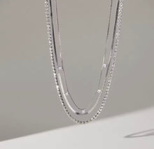 Load image into Gallery viewer, Triple Layer Tennis Necklace
