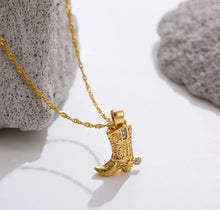Load image into Gallery viewer, Cowboy Boot Necklace

