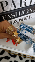 Load image into Gallery viewer, Blue and White Star Bracelets

