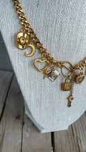 Load image into Gallery viewer, Classic Gold Toggle Charm Necklace
