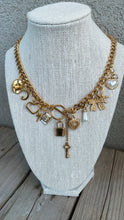 Load image into Gallery viewer, Classic Gold Toggle Charm Necklace
