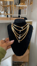 Load image into Gallery viewer, Initial Two Toned Necklace
