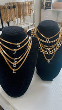 Load image into Gallery viewer, Initial Two Toned Necklace
