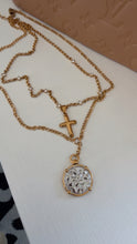 Load image into Gallery viewer, Diamond Necklace With Cross
