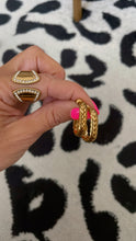 Load image into Gallery viewer, Leaf Braided Hoops
