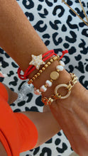 Load image into Gallery viewer, Red Rope Star Bracelet
