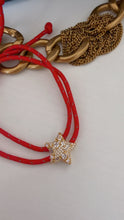 Load image into Gallery viewer, Red Rope Star Bracelet
