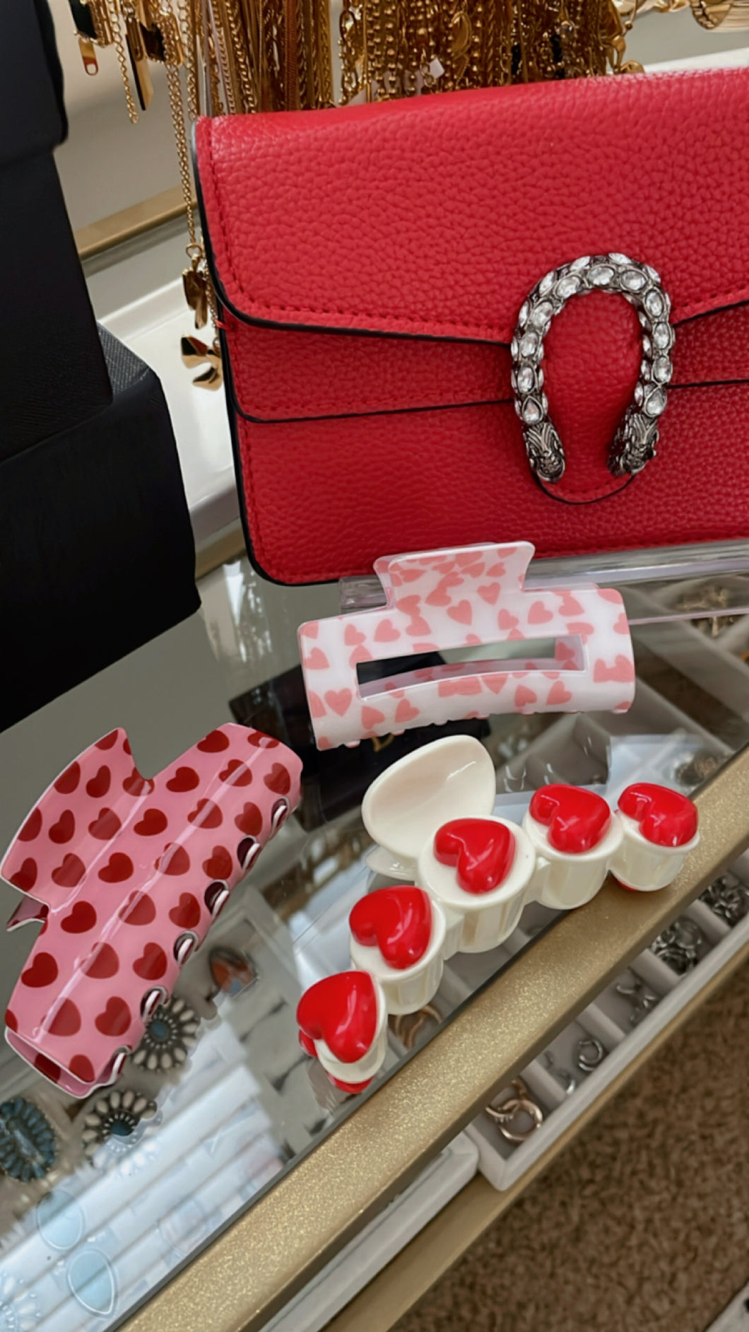 Valentine Hair Clips