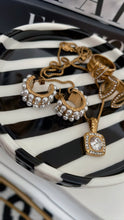 Load image into Gallery viewer, Glam Pearl Hoops
