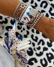 Load image into Gallery viewer, America Heart Toggle Charm Bracelet
