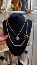 Load image into Gallery viewer, New Two Toned Toggle Bar Necklace
