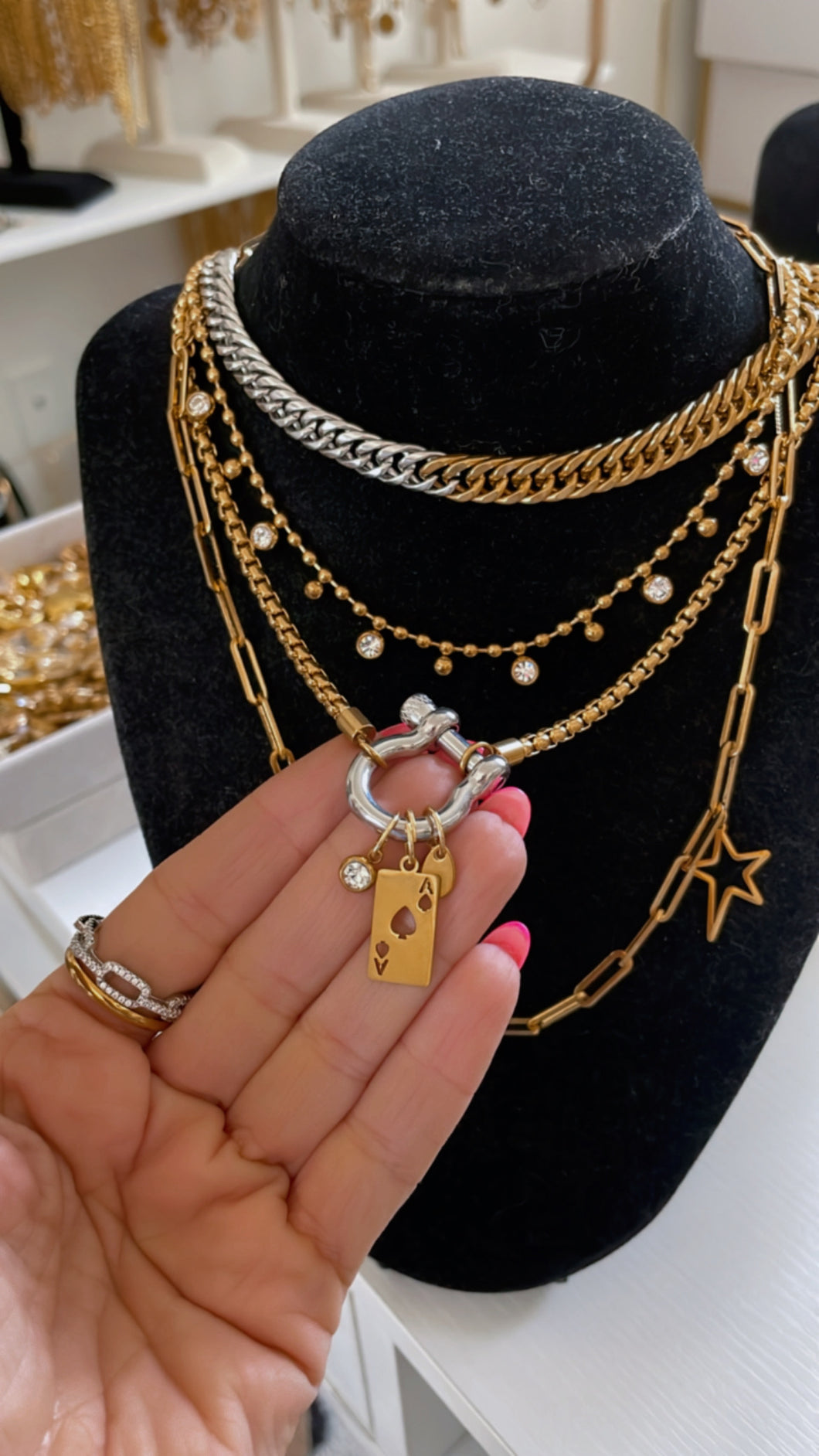 Handmade Two Tone Necklaces