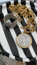 Load image into Gallery viewer, Double Sided Coin Toggle Necklace
