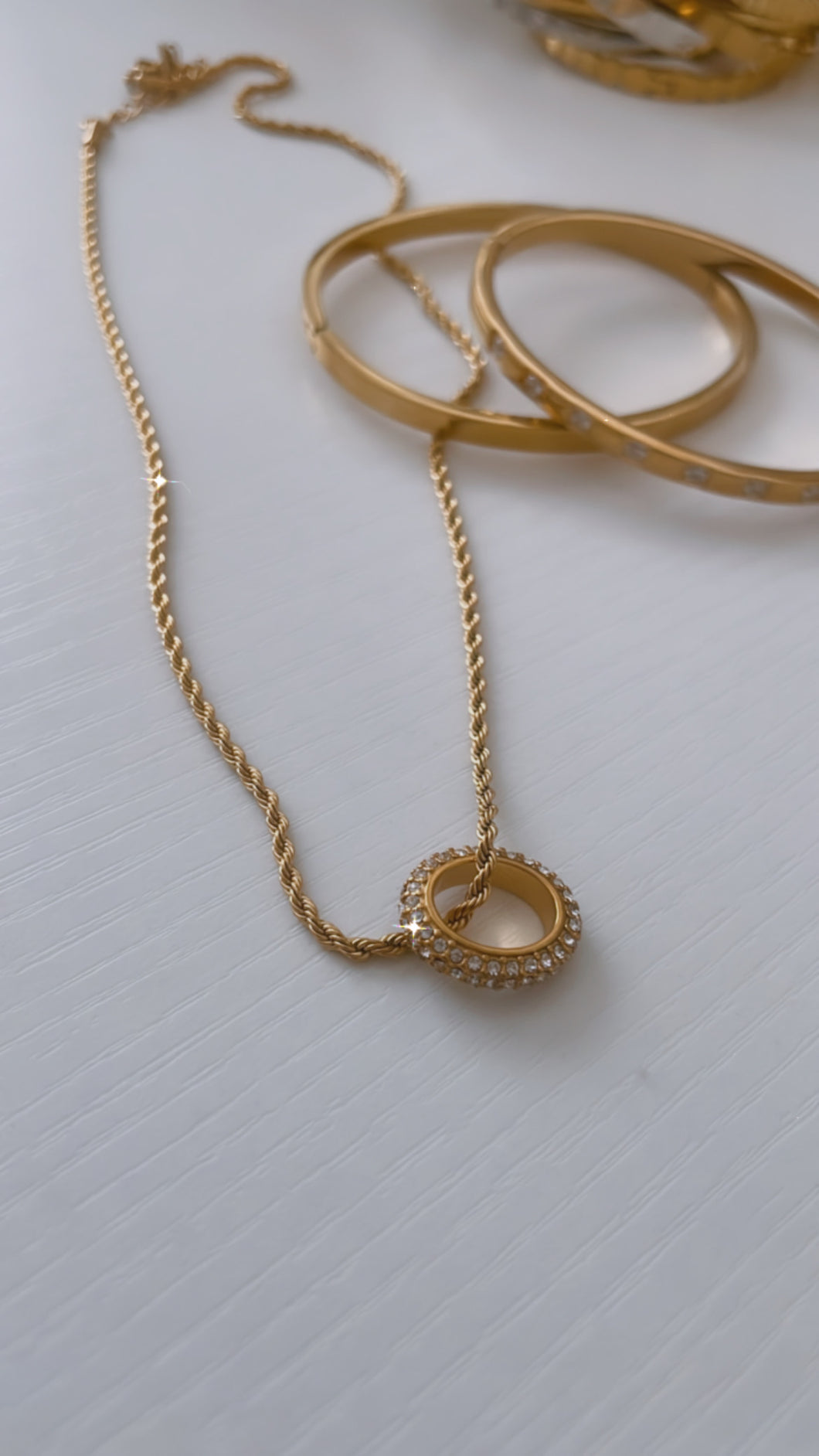 Diamond Ring Necklace