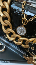 Load image into Gallery viewer, Double Sided Coin Toggle Necklace
