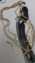 Load image into Gallery viewer, Triple Layer Tennis Necklace
