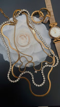 Load image into Gallery viewer, Triple Layer Tennis Necklace
