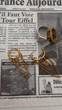 Load image into Gallery viewer, Chain Hoop Earrings
