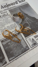 Load image into Gallery viewer, Chain Hoop Earrings
