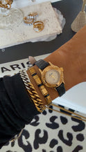 Load image into Gallery viewer, Two Toned Cuban Necklace and Bracelet
