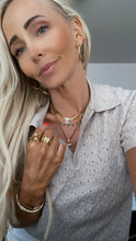 Load image into Gallery viewer, Initial Two Toned Necklace
