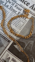 Load image into Gallery viewer, Twisted Two Toned Necklace Bracelet
