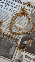 Load image into Gallery viewer, Twisted Two Toned Necklace Bracelet

