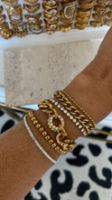 Load image into Gallery viewer, Triple Layer Gold Bracelet
