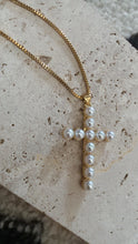 Load image into Gallery viewer, Oversized Pearl Cross
